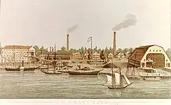 Washington Navy Yard in 1862