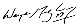 Wayne Gretzky signature