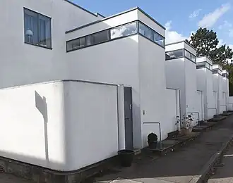 The Weissenhof Estate in Stuttgart, built by the German Werkbund (1927)