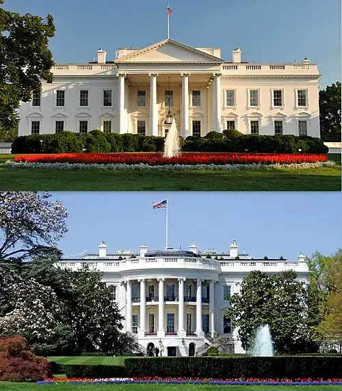 White House, Washington, D.C., by James Hoban, 1792-1829[99]