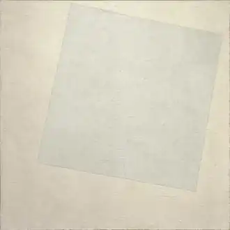 Kazimir Malevich, Suprematist Composition: White on White, 1918