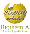 25,000 articles on the Aragonese Wikipedia (2011)