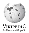 Wikipedia logo displaying the name "Wikipedia" and its slogan: "The Free Encyclopedia" below it, in Esperanto