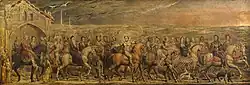William Blake's painting of the pilgrims in The Canterbury Tales