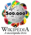 500,000 articles on the Portuguese Wikipedia (2009)