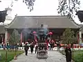 The Xiantong Temple, a major temple at Mount Wutai
