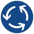 Sign 215 Roundabout