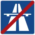 Sign 330.2 End of Autobahn