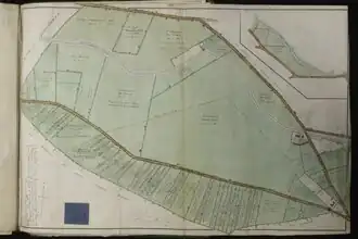 Land between Uxbridge Road and the Longford River, comprising part of the Heath, including the current sites of Hampton High, Hampton School and Lady Eleanor Holles School