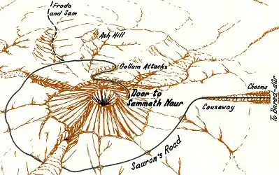 Example of detailed map by Karen Wynn Fonstad