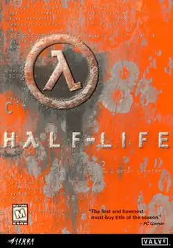 Cover art, depicting a orange colored wall, with partial scrapings and a rusted iconic Lambda logo