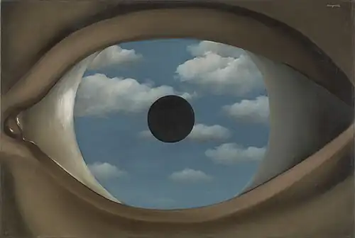 René Magritte, The False Mirror, 1929