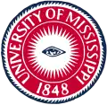 University of Mississippi seal, with a radiating All-Seeing Eye at the center